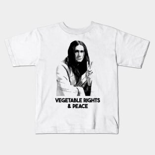 Neil Vegetable Rights & Peace Kids T-Shirt